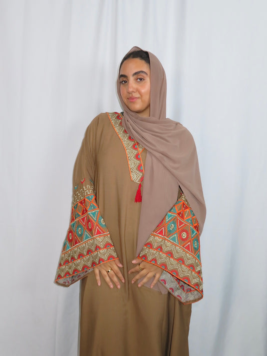 Brown Traditional Galabeya