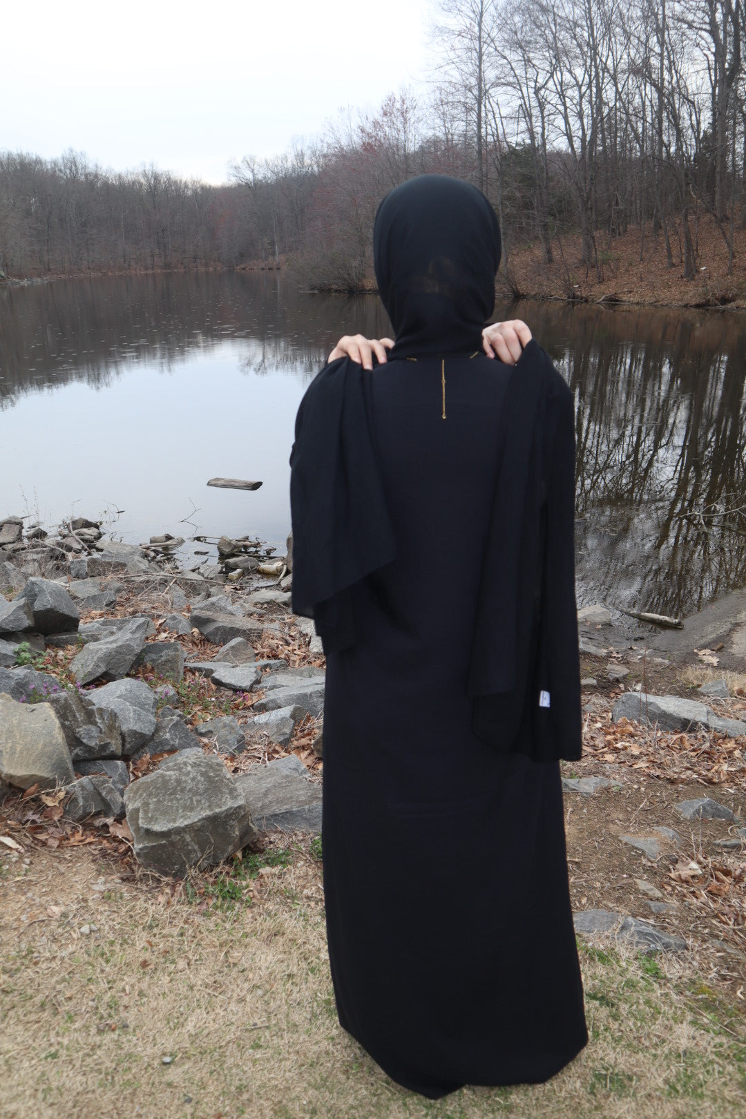 Black Siwa Inspired Galabeya