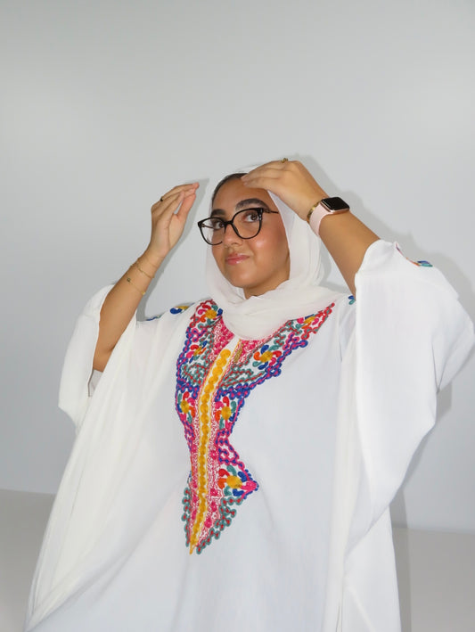 Nubian Butterfly Abaya (with tie inside)